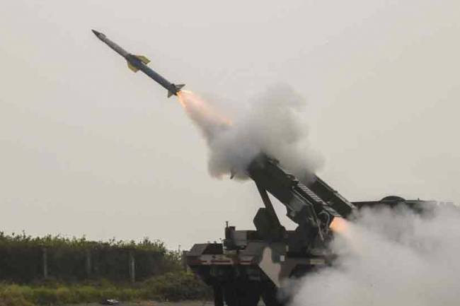 DRDO successfully test-fires QRSA missiles against live aerial targets