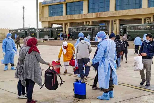 Batch of 53 Indians stranded in coronavirus-hit Iran arrives in India