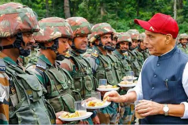 'I wanted to join army, BUT...', Rajnath Singh gets 'EMOTIONAL' while remembering his CHILDHOOD