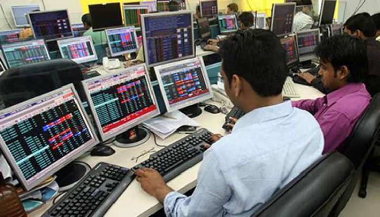 Sensex gains 300 points, Nifty touches 12,200; IndusInd Bank loses 3%